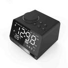 X11 Multifunctional Wireless Bluetooth Mirror Alarm Box Radio(Black) - 1