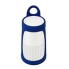 Portable Silica Gel Bluetooth Speaker Protective Case for BOSE Soundlink Revolve+ (Dark Blue) - 1
