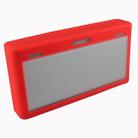 Portable Waterproof Silica Gel Bluetooth Speaker Protective Case for Bose SoundLink III (Red) - 1