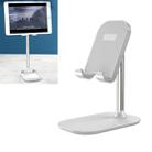 WS3 Portable Telescopic Mobile Phone Tablet Desktop Holder Bracket, Standard Version, Ordinary Version (White) - 1