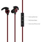 BTH-816 Wireless Bluetooth In-Ear Headphone Sports Headset with Mic, For iPhone, Galaxy, Huawei, Xiaomi, LG, HTC and Other Smart Phones, Bluetooth Distance: 10m(Red) - 3