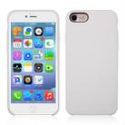 For iPhone SE 2020 & 8 & 7 Pure Color Liquid Silicone + PC Shockproof Defender Case(White) - 1