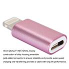 ENKAY Hat-Prince Aluminium Alloy 8 Pin Male to Micro USB Female Data Transmission Charging Adapter(Pink) - 4