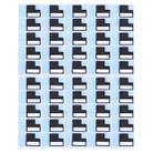 50 PCS for iPhone 7 Plus LCD Back Metal Plate Large Stickers - 1