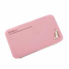 Multi-function High Heels Pattern Wallet Leather Case for Below 5.5 inch Smartphones with Card Slots & Photo Frame, Size: 17.5*10*2.8 cm(Pink) - 1