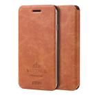 MOFI VINTAGE for iPhone 8 Plus & 7 Plus   Crazy Horse Texture Horizontal Flip Leather Case with Card Slot & Holder(Brown) - 1