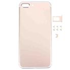 5 in 1 for iPhone 7 Plus (Back Cover + Card Tray + Volume Control Key + Power Button + Mute Switch Vibrator Key) Full Assembly Housing Cover(Gold) - 1