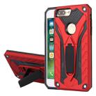 Tough Armor TPU + PC Combination Case with Holder, For iPhone 8 Plus & 7 Plus   Tough Armor TPU + PC Combination Case with Holder(Red) - 1