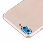 For iPhone 7 Plus Ultrathin Rear Camera Lens Protector Aluminum Protective Ring(Blue) - 1