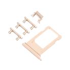 Card Tray + Volume Control Key + Power Button + Mute Switch Vibrator Key for iPhone 7 Plus(Gold) - 4