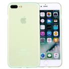 For iPhone 8 Plus & 7 Plus   Frosted Transparent Protective Back Cover Case(Green) - 1