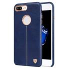 NILLKIN Englon Case for iPhone 7 Plus   Business Style Crazy Horse Leather Surface PC Protective Case Back Cover with Soft Microfiber Lining(Dark Blue) - 1