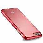 GOOSPERY JELLY CASE for iPhone 8 Plus & 7 Plus   TPU Glitter Powder Drop-proof Protective Back Cover Case (Red) - 1