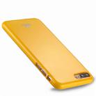 GOOSPERY JELLY CASE for iPhone 8 Plus & 7 Plus   TPU Glitter Powder Drop-proof Protective Back Cover Case (Yellow) - 1
