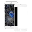 Front Screen Outer Glass Lens with Front LCD Screen Bezel Frame for iPhone 7 Plus (White) - 1