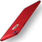 MOFi for for iPhone 7 Plus Honeycomb Texture Breathable PC Shockproof Protective Back Cover Case(Red) - 1