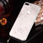 For iPhone 8 Plus & 7 Plus   Epoxy Dripping Transparent Starry Soft TPU Protective Case Back Cover - 1