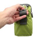 Universal Multi-function Plaid Texture Double Layer Zipper Sports Waist Bag / Shoulder Bag for iPhone X  & 7 & 7 Plus / Galaxy  S9+ / S8+ / Note 8 / Sony Xperia Z5 / Huawei Mate 8, Size: 16.5 x 9.0 x 3.0cm(Green) - 7