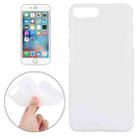 For iPhone 8 Plus & 7 Plus   Solid Color TPU Protective Back Cover Case(White) - 1