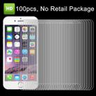 100 PCS for iPhone 7 Plus HD Non-full Screen Protector(Taiwan Material), No Retail Package - 1