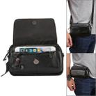 6.5 inch and Below Universal Litchi Small Texture Genuine Leather Men Horizontal Style Case Shoulder Carrying Bag with Belt Hole for Sony, Huawei, Meizu, Lenovo, ASUS, Cubot, Oneplus, Xiaomi, Ulefone, Letv, DOOGEE, Vkworld, and other Smartphones(Black) - 1