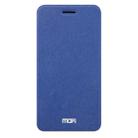 MOFI for iPhone 8 Plus & 7 Plus   Crazy Horse Texture Horizontal Flip Leather Case with Holder(Dark Blue) - 1