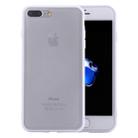 For iPhone 8 Plus & 7 Plus   TPU + PC Frosted Transparent Protective Case(White) - 1