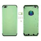 6 in 1 for iPhone 7 Plus (Back Cover + Card Tray + Volume Control Key + Power Button + Mute Switch Vibrator Key + Sign) Full Assembly Housing Cover (Green+Black) - 1