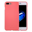 GOOSPERY SOFT FEELING for iPhone 8 Plus & 7 Plus   Liquid State TPU Drop-proof Soft Protective Back Cover Case(Pink) - 1