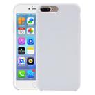 Pure Color Liquid Silicone Case for iPhone 8 Plus & 7 Plus(White) - 1