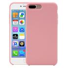 Pure Color Liquid Silicone Case for iPhone 8 Plus & 7 Plus(Light Pink) - 1