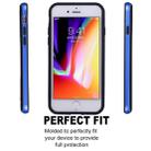GOOSPERY New Bumper X For iPhone SE 2020 & 8 & 7 PC + TPU Shockproof Hard Protective Back Case(Blue) - 3
