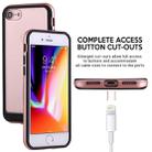 GOOSPERY New Bumper X For iPhone SE 2020 & 8 & 7 PC + TPU Shockproof Hard Protective Back Case(Rose Gold) - 6