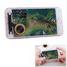 Q9 Direct Mobile Games Joystick Artifact Hand Travel Button Sucker for iPhone, Android Phone, Tablet(Gold) - 1