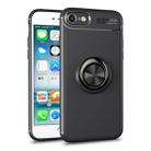 Metal Ring Holder 360 Degree Rotating TPU Case For iPhone SE 2020 & 8 & 7 (Black) - 1