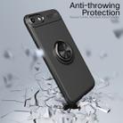 Metal Ring Holder 360 Degree Rotating TPU Case For iPhone SE 2020 & 8 & 7 (Black) - 7