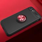 Metal Ring Holder 360 Degree Rotating TPU Case For iPhone SE 2020 & 8 & 7 (Black+Red) - 2
