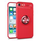 Metal Ring Holder 360 Degree Rotating TPU Case For iPhone SE 2020 & 8 & 7 (Red) - 1