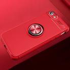 Metal Ring Holder 360 Degree Rotating TPU Case For iPhone SE 2020 & 8 & 7 (Red) - 2