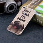 Dont Touch My Phone Dog Pattern Soft TPU Case For iPhone SE 2020 & 8 & 7 - 1