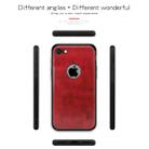 MOFI Shockproof PC+TPU+PU Leather Protective Back Case for iPhone 8(Red) - 8