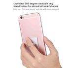 100 PCS Universal Finger Ring Mobile Phone Holder Stand(Silver) - 7