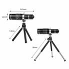 Universal 18X Zoom Telescope Telephoto Camera Lens with Tripod Mount & Mobile Phone Clip, For iPhone, Galaxy, Huawei, Xiaomi, LG, HTC and Other Smart Phones (Gold) - 12