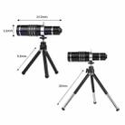 Universal 18X Zoom Telescope Telephoto Camera Lens with Tripod Mount & Mobile Phone Clip, For iPhone, Galaxy, Huawei, Xiaomi, LG, HTC and Other Smart Phones (Silver) - 12