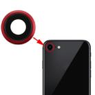Back Camera Bezel with Lens Cover for iPhone 8 (Red) - 1
