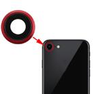 Back Camera Bezel with Lens Cover for iPhone 8 (Red) - 4