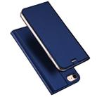 DUX DUCIS Skin Pro Series Leather Case for iPhone SE 2022 / SE 2020 / 8 / 7(Blue) - 1