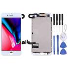 TFT LCD Screen include Front Camera for iPhone 8 (White) - 1