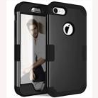 Dropproof PC + Silicone Case For iPhone SE 2020 & 8 & 7 (Black) - 1