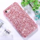 For iPhone SE 2020 & 8 & 7 Colorful Sequins Paste Protective Back Cover Case (Pink) - 1